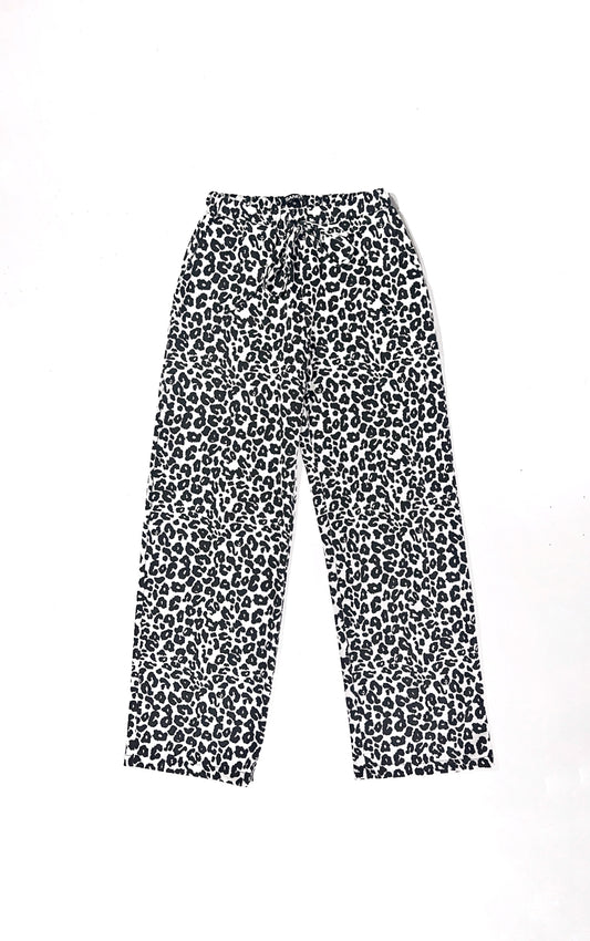 Pantalón ancho punto suave