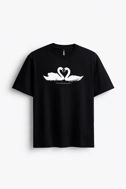 Camiseta cisnes corte regular