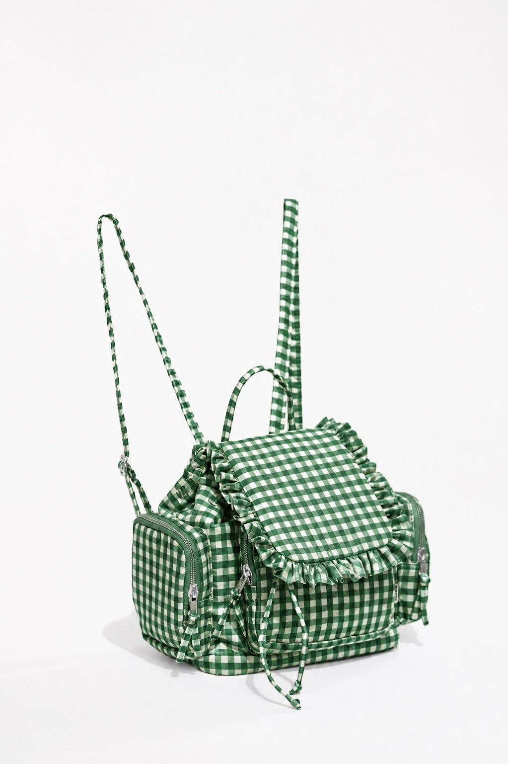 Mochila volantes verde