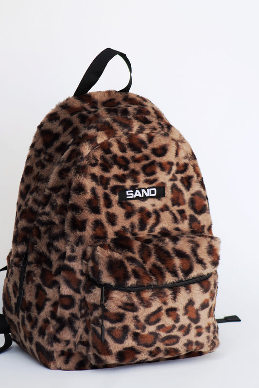 Mochila escolar leopardo