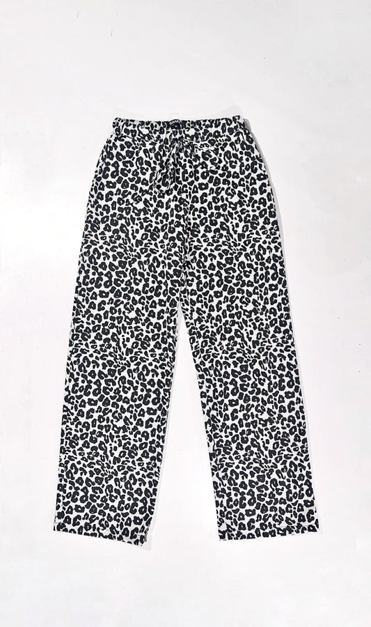 Pantalón ancho punto suave