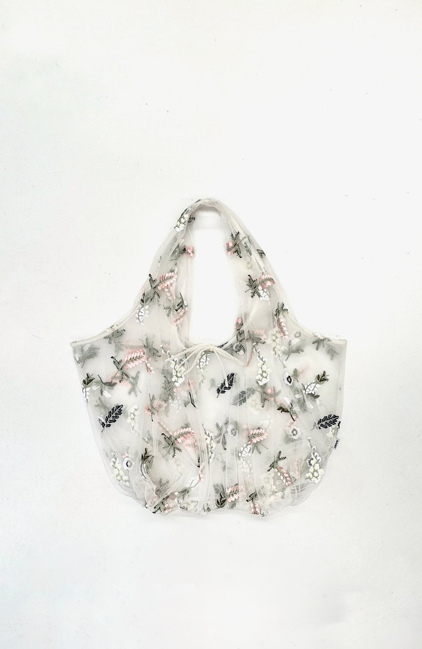 Bolsa de hombro bordado botánico