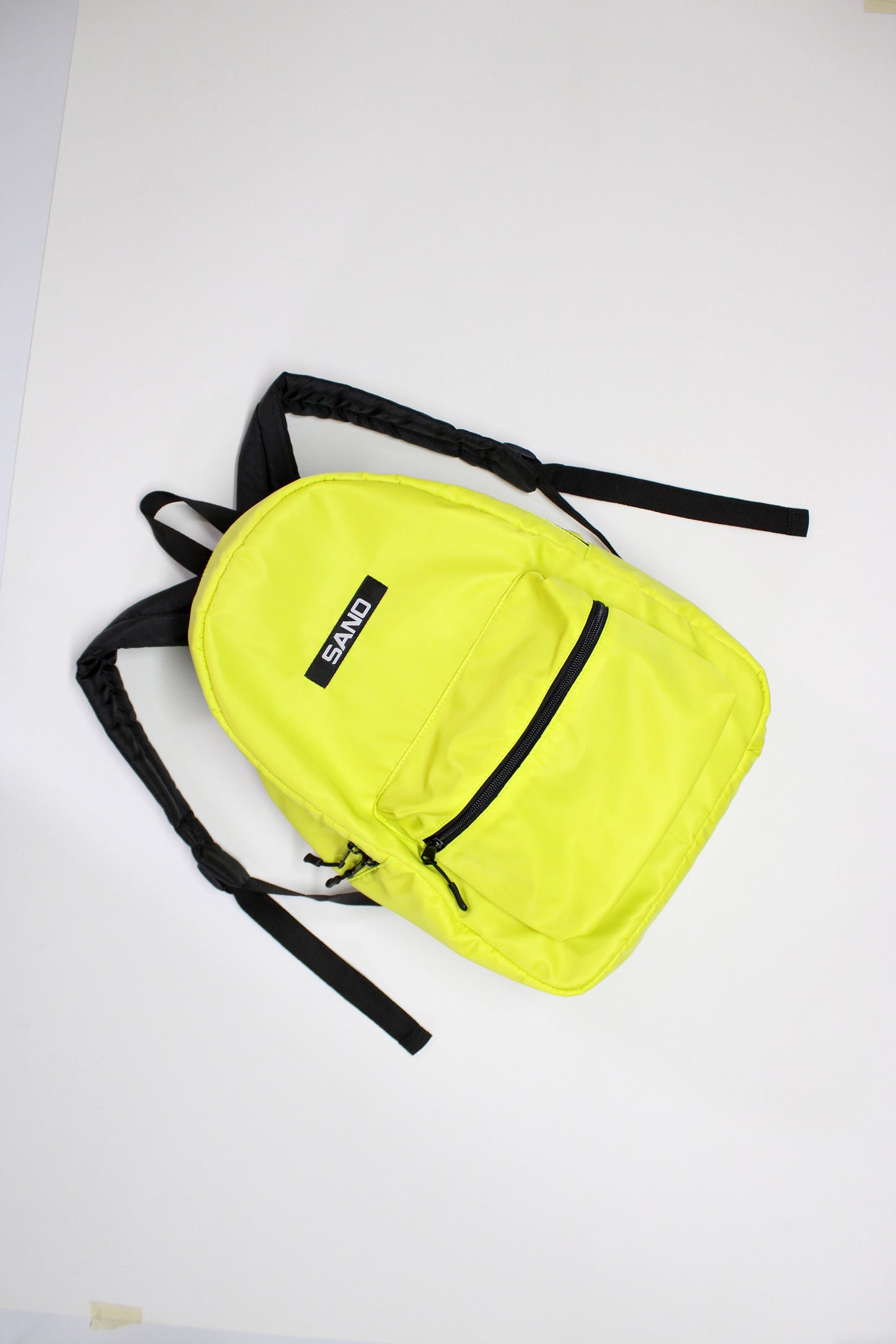 Mochila escolar verde neón