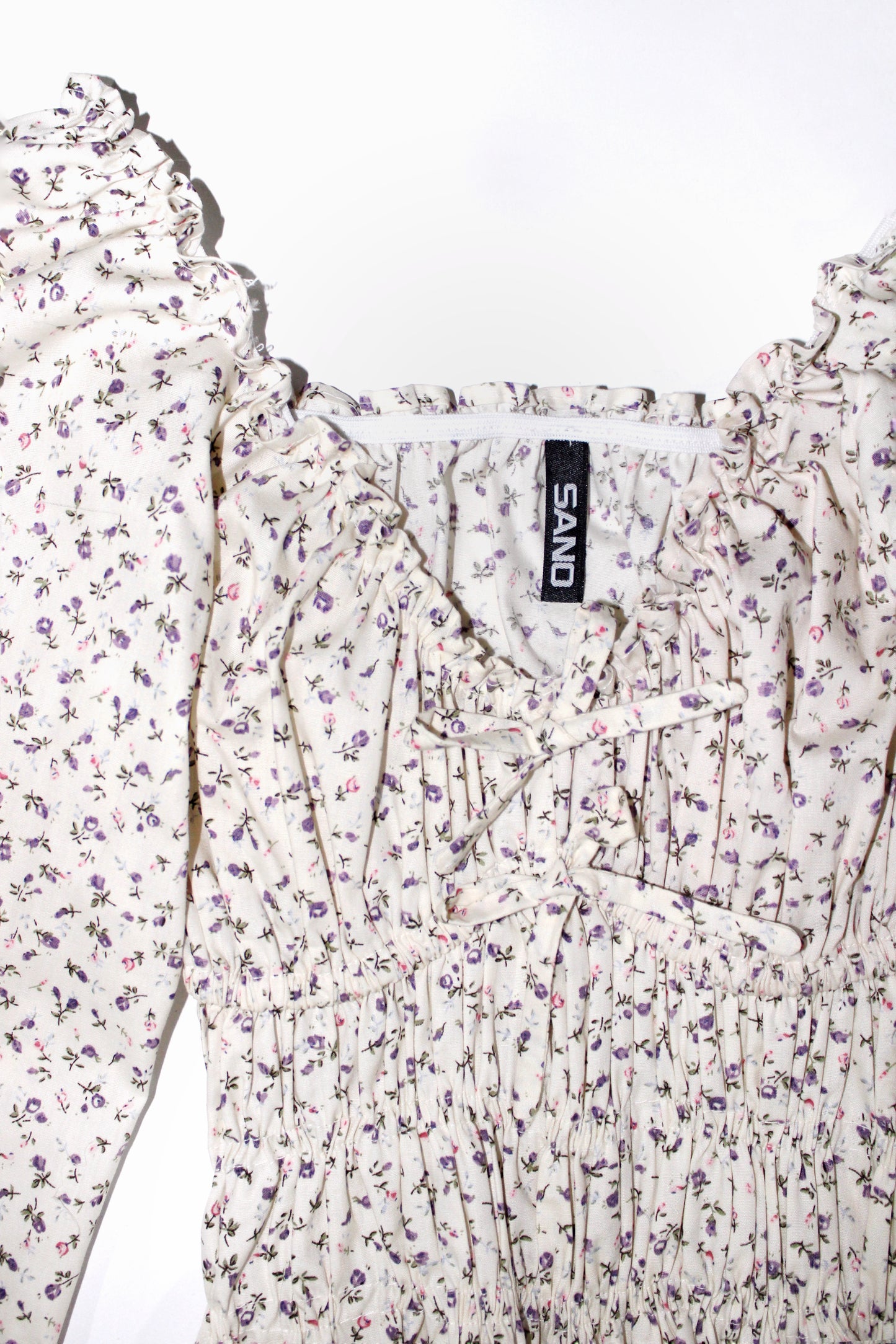 Blusa manga 3/4  flores