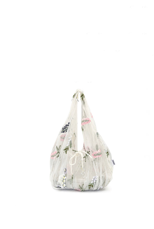 Bolsa de mano bordado botánico